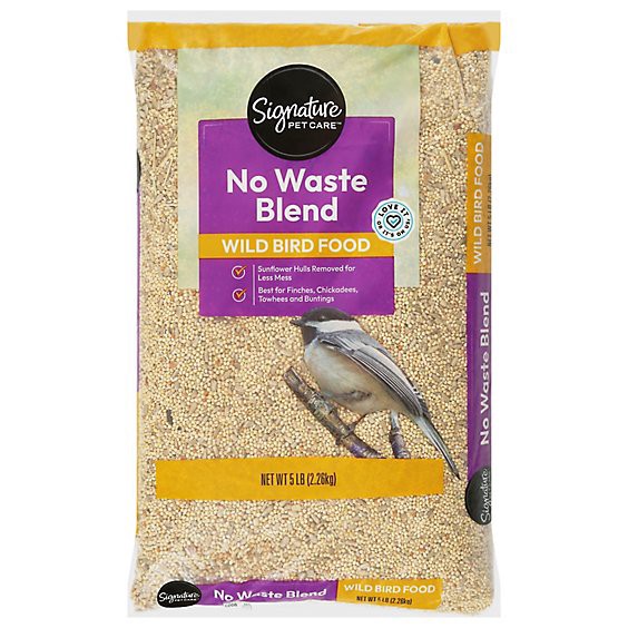 slide 1 of 1, Signature Pet Care Wild Bird Food Premium No Waste Blend - 5 Lb, 5 lb