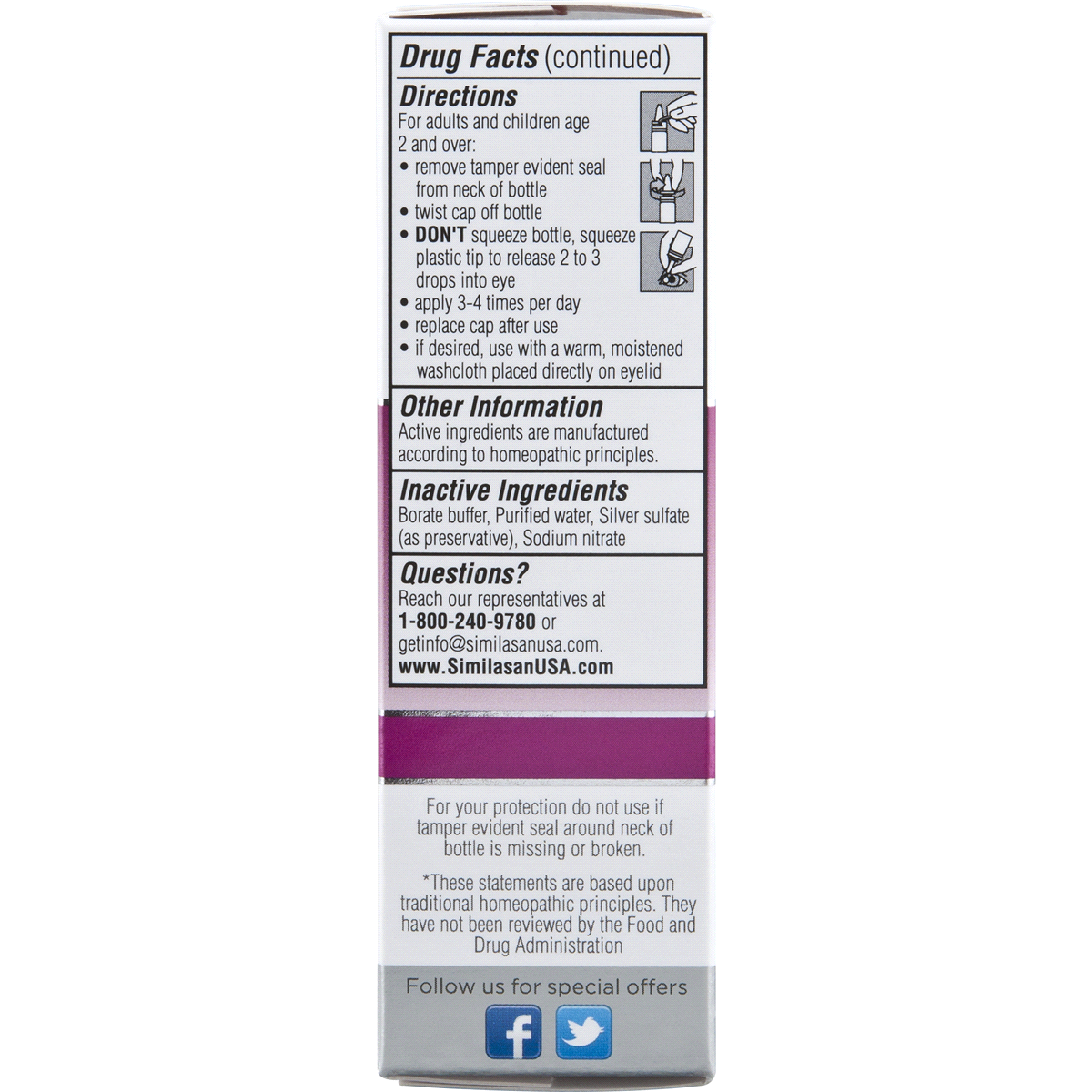 slide 8 of 11, Similasan Stye Eye Relief Eye Drops .33 fl oz, 0.33 oz