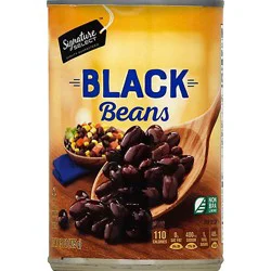 Signature Select Beans Black - 15 Oz
