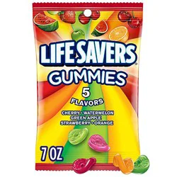 Life Savers Gummies 5 Flavors Gummy Candy Bag - 7 Oz