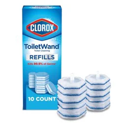 Clorox Toilet Disposable Wand Heads Disinfecting Refills - 10 Count
