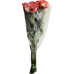Overjoyed Boutique Rose Yellow Orange Guar 12 Stem - Each