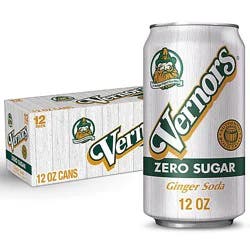 Vernors Zero Sugar Ginger Soda In Can - 12-12 Fl. Oz.