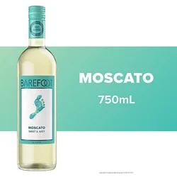 Barefoot Cellars Moscato White Wine - 750 Ml