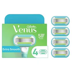 Gillette Venus Extra Smooth Womens Razor Blade Refills - 6 Count