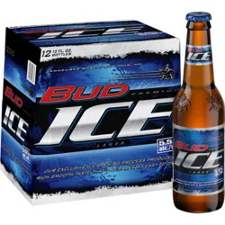 Bud Ice Beer Bottles - 12-12 Fl. Oz.