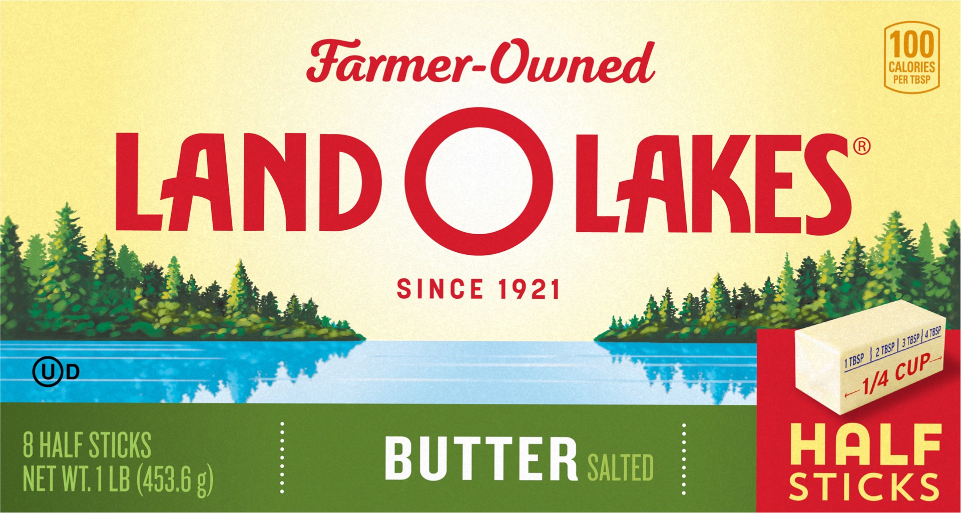 slide 11 of 11, Land O Lakes Salted Butter In Half Sticks Pack - 8 - 1 Lb, 16 oz