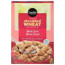 Signature Select Cereal Shredded Wheat Bite-Sized - 16.4 Oz