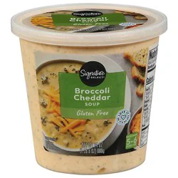 Signature Select Broccoli & Cheddar Soup - 24 Oz