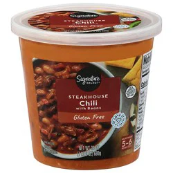 Signature Select Steakhouse Chili With Beans - 24 Oz