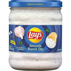 Lays Dip Smooth Ranch - 15 Oz