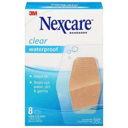 3mnexcare Bandages Waterproof Knee & Elbow - 8 Count