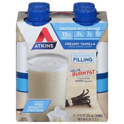 Atkins Shake French Vanilla - 4-11 Fl. Oz.