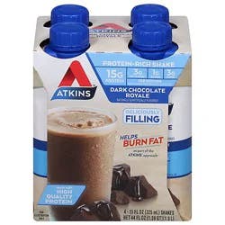Atkins Shake Dark Chocolate Royale - 4-11 Fl. Oz.