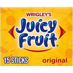Juicy Fruit Original Bubble Gum Single Pack