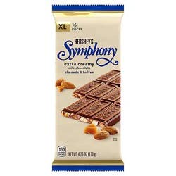 Symphony Milk Chocolate Creamy Almond & Toffee Chips - 4.25 Oz