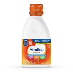 Similac Sensitive Milk Based Ready To Feed Infant Formula Bottle - 32 Fl. Oz.