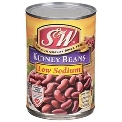 S&w Beans Kidney Low Sodium - 15.5 Oz
