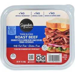 Signature Select Beef Roast Thin Sliced 96% Fat Free - 7 Oz