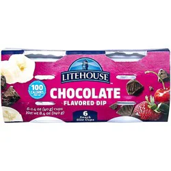 Litehouse Dip Fruit Chocolate Flavored - 6-1.4 Oz