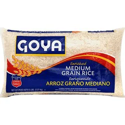 Goya Rice Grain Medium Enriched - 5 Lb