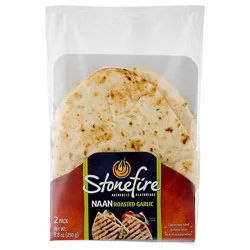 Stonefire Naan Tandoor Baked Garlic - 8.8 Oz