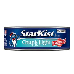 Starkist Tuna Chunk Light In Vegetable Oil - 5 Oz