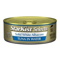 Starkist Gourmet Choice Tuna Fillet Albacore Solid White In Water - 4.5 Oz