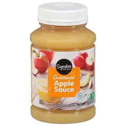 Signature Select Apple Sauce Sweetened - 24 Oz