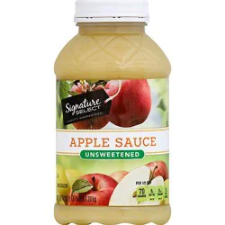 Signature Select Apple Sauce Unsweetened - 47 Oz