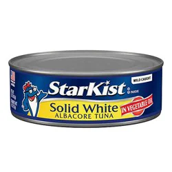 Starkist Tuna Albacore Solid White In Vegetable Oil - 4.5 Oz