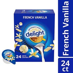 International Delight French Vanilla Coffee Creamer Singles - 24 Count