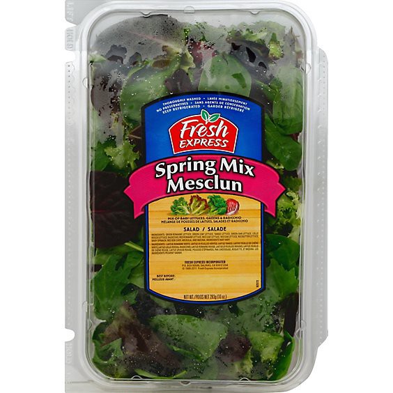 slide 1 of 1, Fresh Express Salad Greens Spring Mix Mesclun - 10 Oz, 10 oz