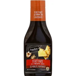 Signature Select Marinade Teriyaki With Pineapple Juice - 12 Fl. Oz.