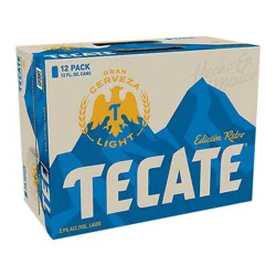 Tecate Light Mexican Lager Beer Cans - 12-12 Fl. Oz.