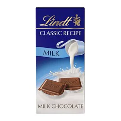 Lindt Classic Recipe Milk Chocolate Candy Bar - 4.4 Oz