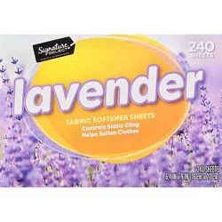 Signature Select Fabric Softener Sheets Lavender Box - 240 Count