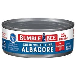 Bumble Bee Tuna Albacore Solid White In Vegetable Oil - 5 Oz