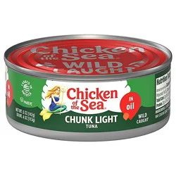 Chicken Of The Sea Chunk Light Tuna In Oil - 5 Oz