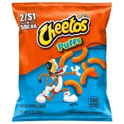 Cheetos Snacks Cheese Flavored Puffs - 0.875 Oz