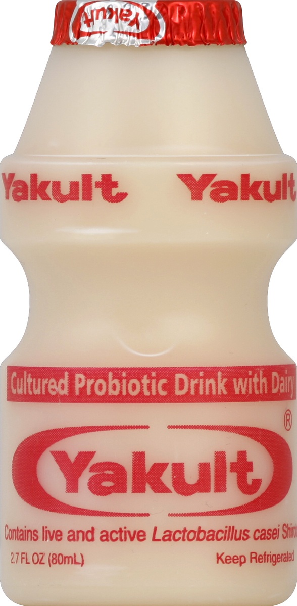 slide 4 of 4, Yakult Cultured Probiotic Drink with Dairy, 5 ct; 2.7 fl oz