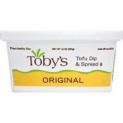Tobys Original Plant Based Pate Dip & Spread - 14 Oz.