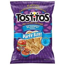 Tostitos Scoops Original Party Size Tortilla Chips - 14.5 Oz