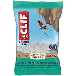 Clif Bar Cool Mint Chocolate With Caffeine Energy Bar - 2.4 Oz