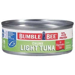 Bumble Bee Tuna Chunk Light In Vegetable Oil - 5 Oz