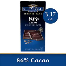 Ghirardelli Intense Dark 86% Cacao Chocolate Bar - 3.17 Oz