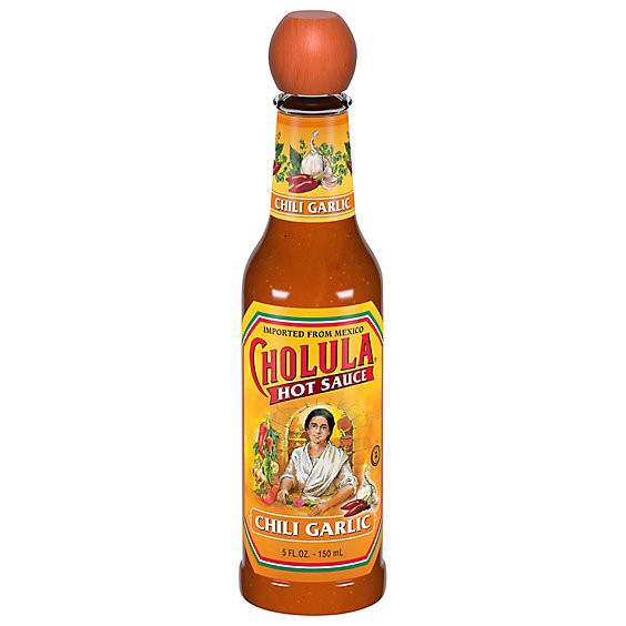 slide 1 of 8, Cholula Chili Garlic Hot Sauce - 5 Fl. Oz., 5 fl oz