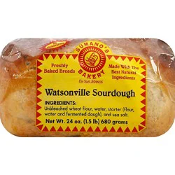 Sumanos Bakery Watsonville Sourdough Loaf - 24 Oz