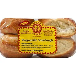 Sumanos Bakery Sourdough Steak Rolls - 16 Oz