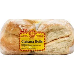 Sumanos Bakery Ciabatta Steak Rolls - 16 Oz